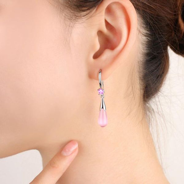 

stud contracted water modelling earrings women's fashion and personality temperament attractive gifts, Golden;silver