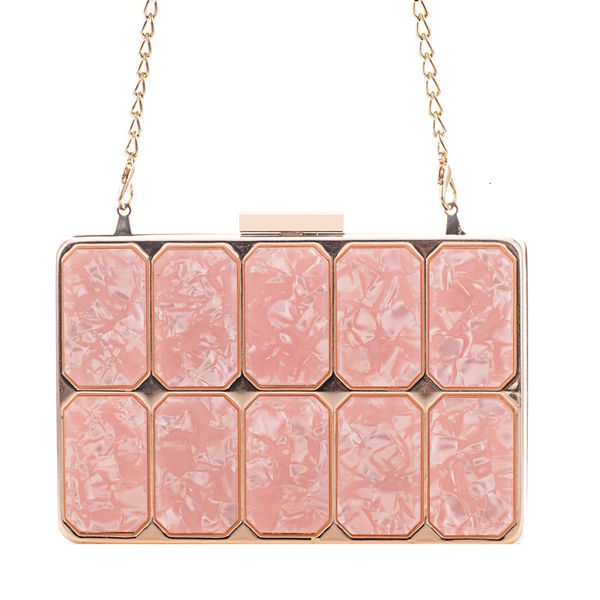 

fashion evening bag 2021 portable marble sequin banquet women's acrylic hand