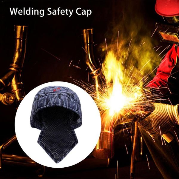 

party hats washable flame retardant fire resistant head protective welding hat type welder anti-scalding work cap equipment