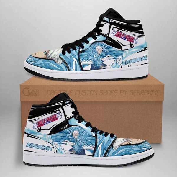 

hitsugaya sneakers bankai bleach anime shoes fan gift idea