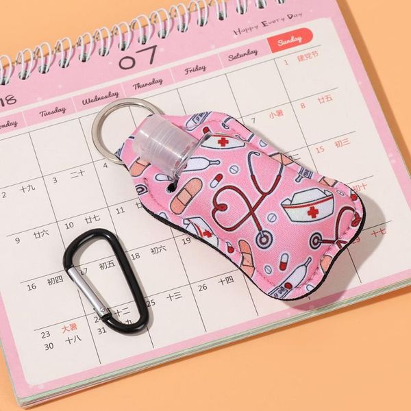 

storage bottles & jars reusable sub-bottling refillable containers travel bottle hand sanitizer empty container keychain holder