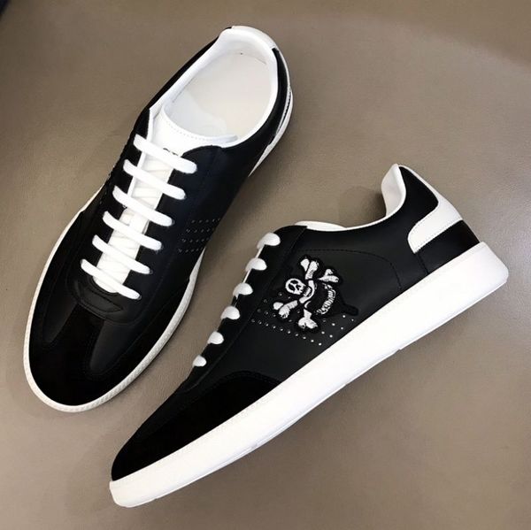 

luxury designer sneaker b01 casual shoes leather sneakers platform black calfskin low shoe fashion men women chaussette dust