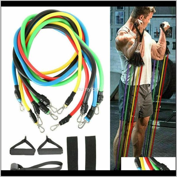 

wholesale resistance bands yoga pilates crossfit fitness equipment elastic pull rope workout latex tube band set exercise training 7wj wsfca