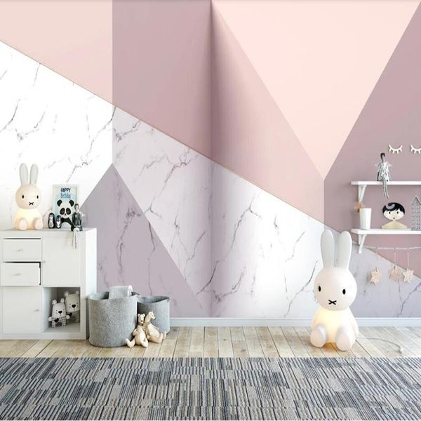 

wallpapers custom large 3d wallpaper mural nordic modern small fresh geometric marble texture background wall decoration