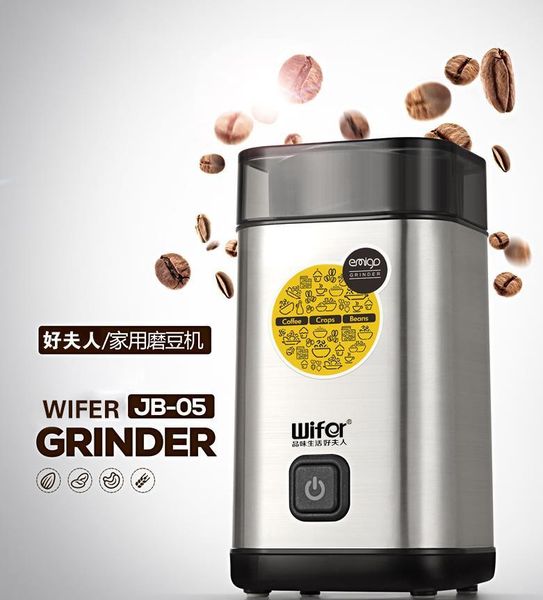 

nieuwe elektrische grinder 220 v rvs grinder thuis koffiemolen machine commerciÃ«le koffiezetapparaat poeder crusher