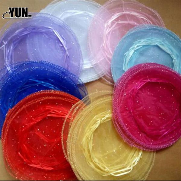 

gift wrap 100 26cm/35cm organza bag sachet bags wedding pouches package 5d