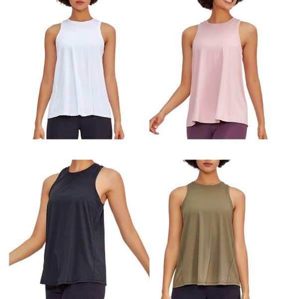 

women's tanks & camis women summer sleeveless tank open back racerback cover up tie athletic workout quick dry loose shirts, White