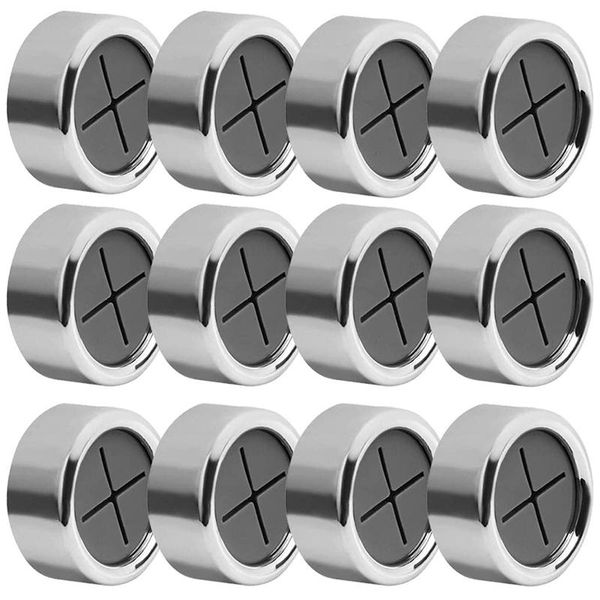 

12 pack opening dish towel rack rag hooks, self adhesive wall dish towel hook, round wall mount hook holder