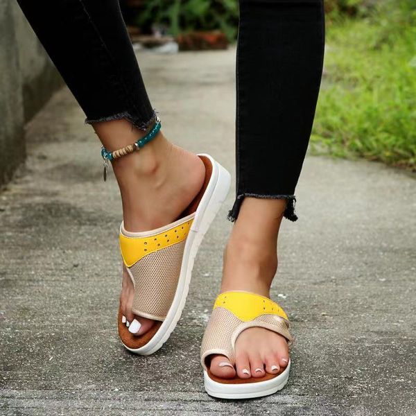 

sandals 2021 summer women's shoes casual daily stitching toe ring flat sports and leisure beach comfortable zapatillas mujer, Black
