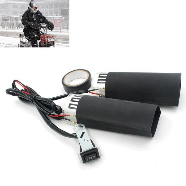 

handlebars motorcycle heater set, universal hand warmer set with heated handlesfor motorcycle,heated pad kit heating