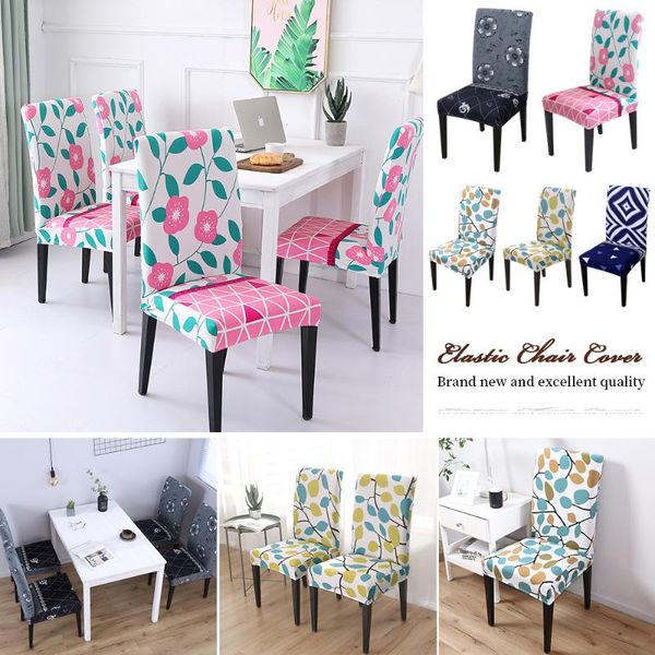

chair covers urijk colorful floral anti-dirty removable cover seat protector slipcovers el banquet home decor