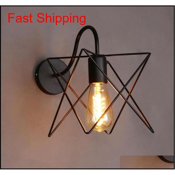 

vintage iron cage wall lamp retro loft corridor stairs lamp light bathroom bathroom wall lights fixture qylgzh homes2007