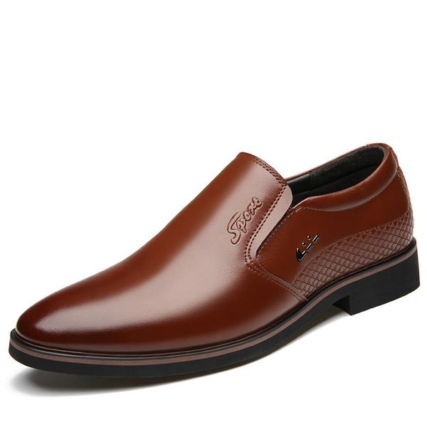

dress shoes summer / spring men classic casual leather british brown black business