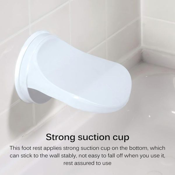 

bath mats shower foot rest shaving leg step aid grip holder pedal bathroom suction cup non slip wash feet
