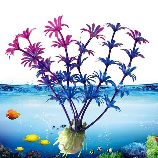 

fake water grasses artificial aquatic plant realistic artificial underwater plant fish tank decor