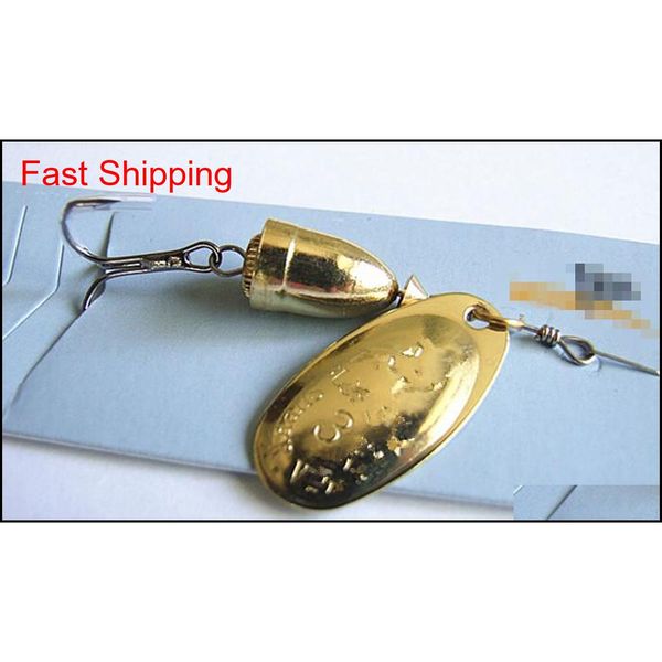 

metal fishing lure spinner bait hook vib blades 3 color carp bass fishing lure 0# 1# vrd home2006