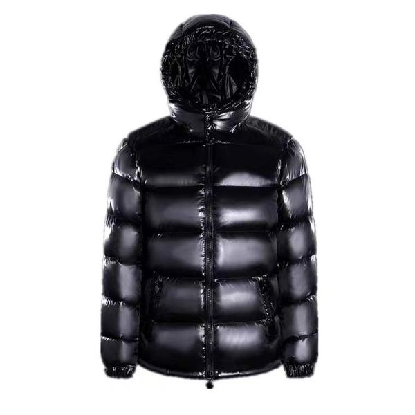 

winter down jacket men puffer jackets hooded thick coats mens women couples parka winters coat size m-xxxl, Black