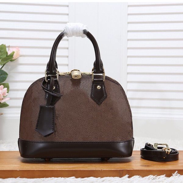 

women's handbag lock bb shell bag handle shoulder bags chain messenger bag patent leather flower 6l8d