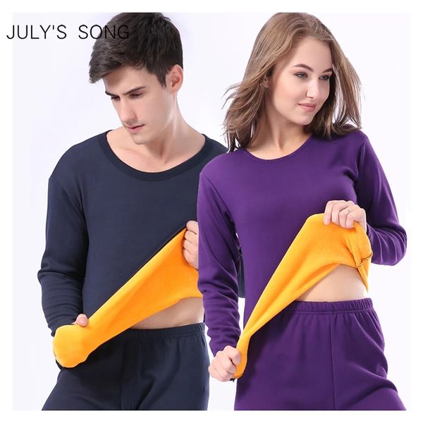 

winter velvet thick thermal underwear for men womanwinter warm layered clothing pajamas set thermal set male long johns dry, Black;pink