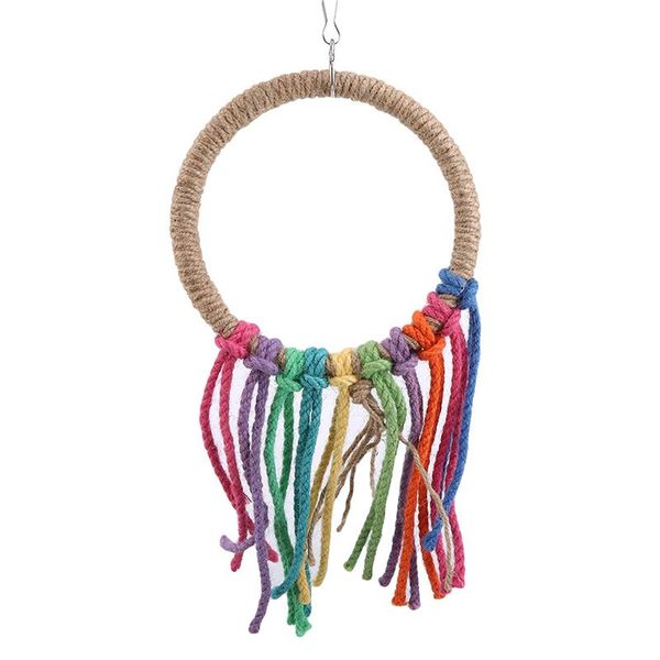 

other bird supplies pet parrot toys rope chewing bite hanging cage swing climb chew toy string training