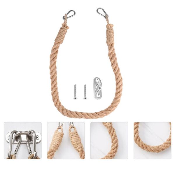 

tissue boxes & napkins 1pc hanging holder rope roll paper stand decor (khaki 45cm)