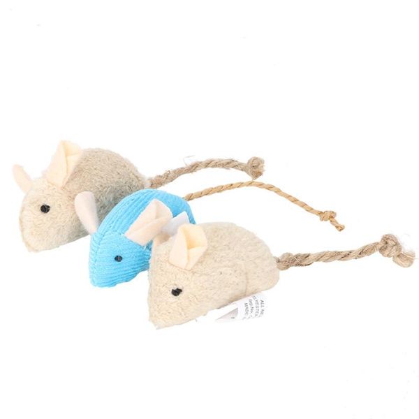 

cat toys 3pcs toy with catnip simulated plush mouse bite resistance training chewing rat playing cute funny pet interactive soft