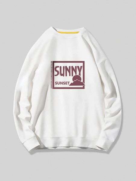 

men slogan graphic sweatshirt e9pj#, Black