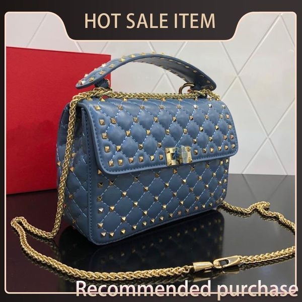 

bags bag real handbag retro famous crossbody female fashion rivet leather handbag wallet dcoih