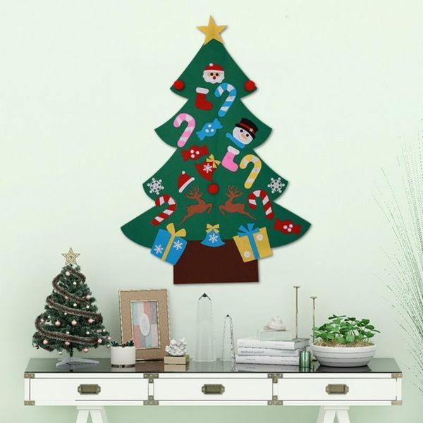 

christmas decorations christmastree set felt tree with 26 removable ornaments xmas hand craft home decorations1