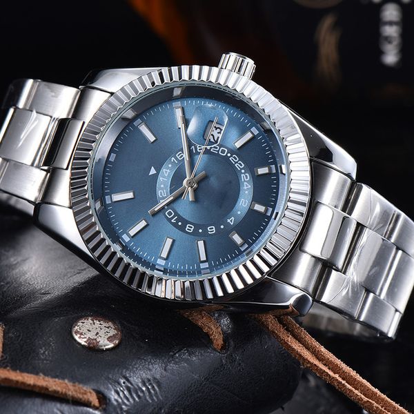 

2-mens gold watch designer montreux luxury quartz watch sports business military mens watch orologio ing, Slivery;brown
