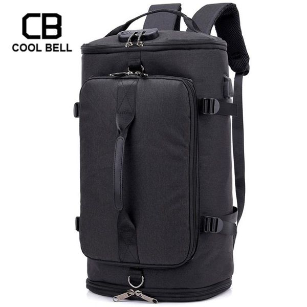 

backpack password lock anti theft men large capacity outdoor casual usb charging sports travel lapmale