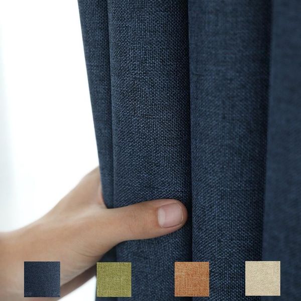 

curtain & drapes 300cm height blackout door curtains for modern cotton linen bedroom cloth living room insulation