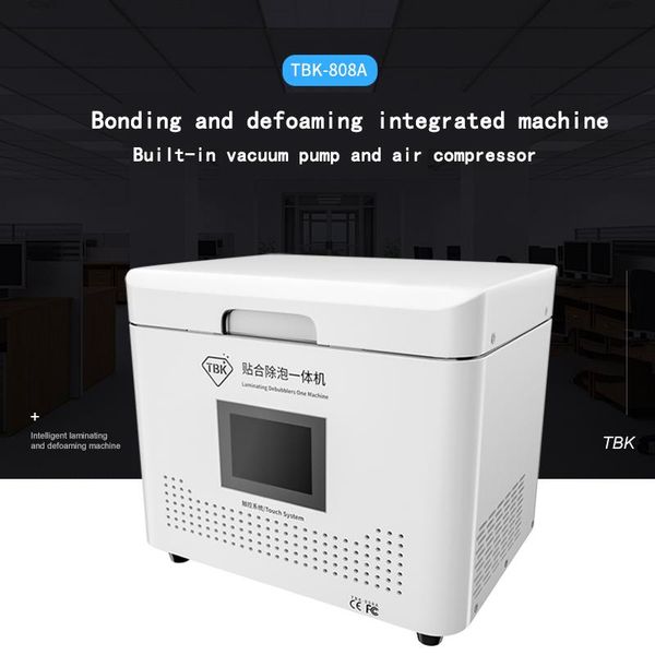 

power tool sets tbk vacuum bonding machine with air compressor, laminating defoaming bubbles and pressing heating for mobile phone lcd scree