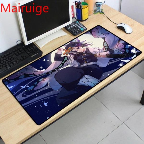 

mouse pads & wrist rests mairuige sword girl samurai anime pad game console accessories wireless charging mousepad desk mat gaming