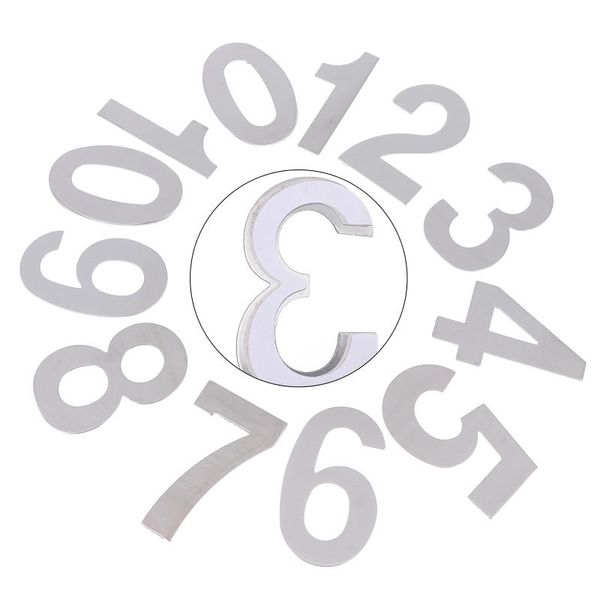 

party favor 10pcs self-adhesive door house numbers mailbox street address