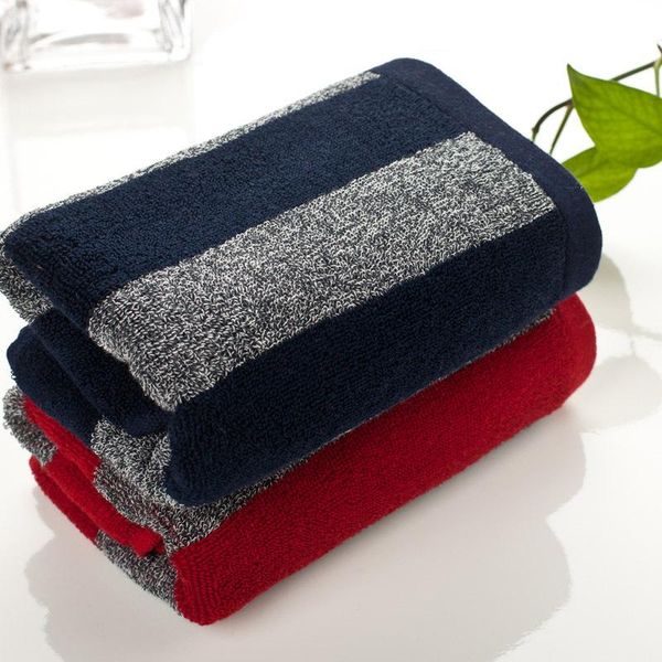 

towel 100% cotton absorbent face custom solid color daily necessities soft comfortable hand towels red blue stripes