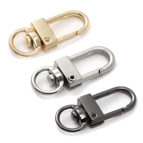 

bag parts & accessories 50 pcs lobster clasp purse belt buckle buckles for diy hardware handbag keychain lanyard swivel snap hooks clip, Black