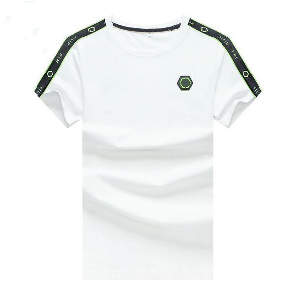 

2021 letter print t shirt men women black white summer fashion casual street t-shirt off designer graffiti stripes shirtm-3xl#12, White;black