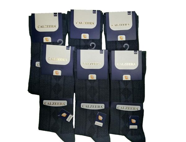 

men's socks set perfect of six quality excellent softness, Black