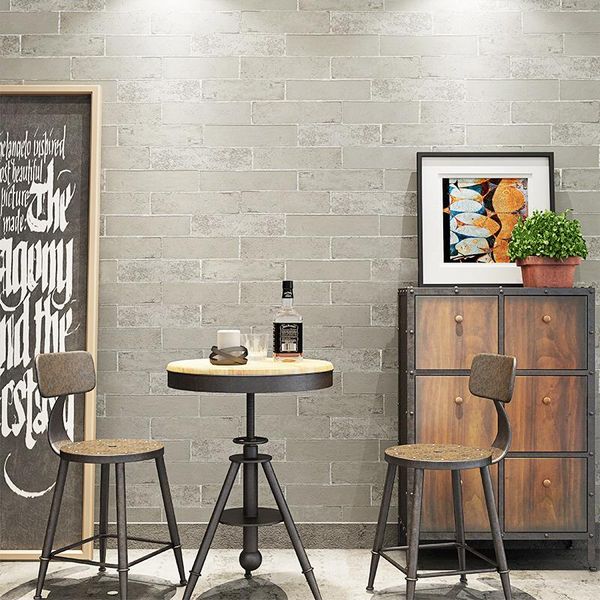 

wallpapers 3d stereo simulation brick culture wallpaper retro nostalgia restaurant clothing store barber shop
