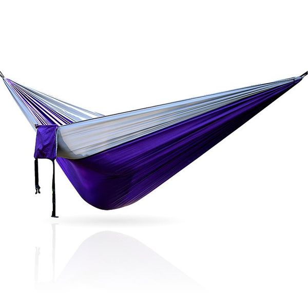 

parachute fabric nylon hammock 300*200 cm two personal camping sleeping bed