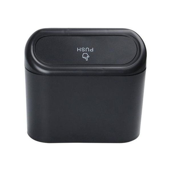 

waste bins car trash bin universal hanging vehicle garbage dust case storage box plastic square pressing type can