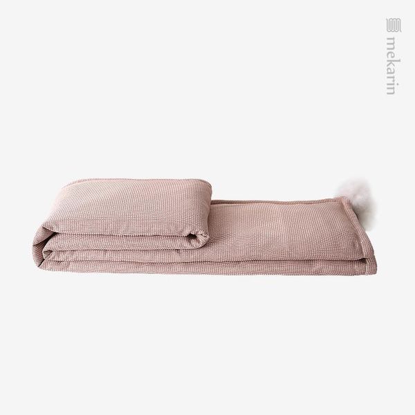 

blankets nordic light luxury children's room bedding blanket simple towel pink fine line hair ball living sofa bedroom