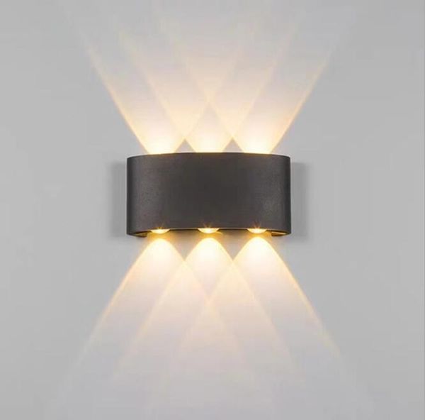 IP65 LED Wall Luz de alumínio RGB Lâmpadas ao ar livre À Prova D 'Água Cerca de Jardim Casas de Moda Interior Lâmpada Para Quarto Beme-Beme Sala Escadas