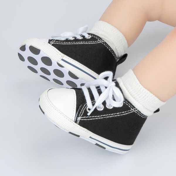 

first walkers infant kid girls boys walker shoes solid anti-slip soft sole born sneakers prewalker 3-18m