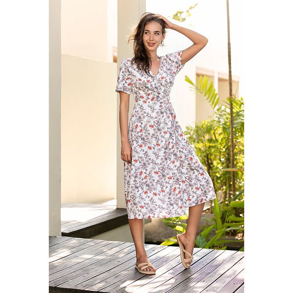 

2020 summer split vacation leisure tied dress, Black;gray