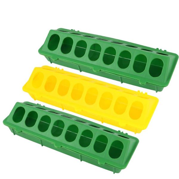 

dinnerware sets 3pcs chicken feeder for pigeon quail waste dispenser slot