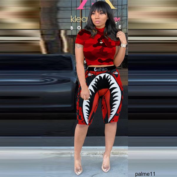 

ethika women designer swimsuit crop vest + swim shorts trunks boxers 2 piece set tracksuit patchwork shark camo swimwear k77zrsiu jgkw, White;black