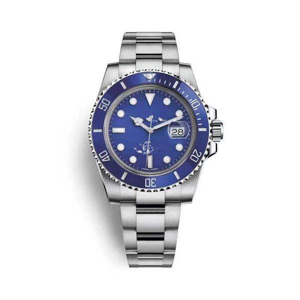 

men's automatic mechanical watch green water ghost series steel shell waterproof steel band luminous watch three beads watch., Slivery;brown