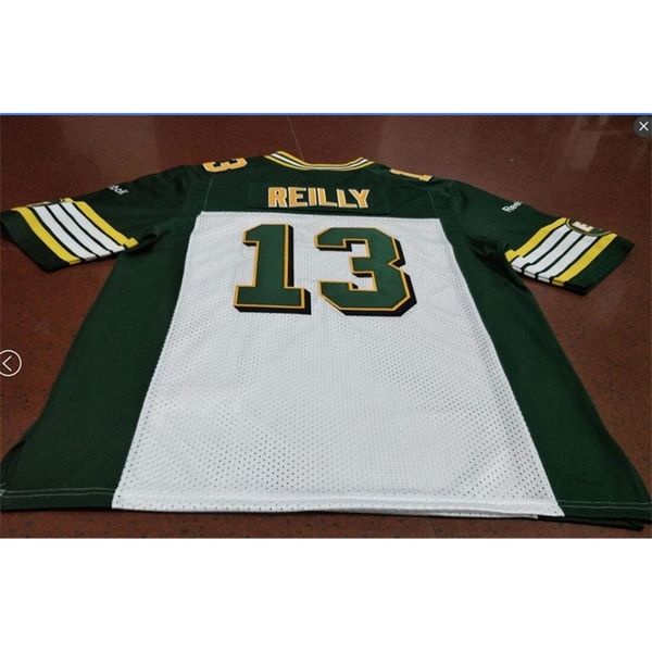 

goodjob men youth women vintage edmonton eskimos #13 mike reilly football jersey size s-5xl or custom any name or number jersey, Black
